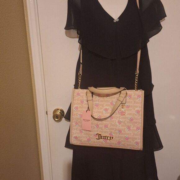 Juicy Couture Handbags - NWT Juicy Couture Berry Sweet Crossbody/Tote Handbag